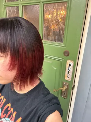 ショート カラー 清水千優/パーマ/透 明感カラー/メンズのヘアスタイル