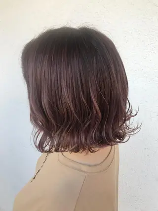 ミディアム N.G.S(ナージス)所属・🌟髪質改善/艶髪 /透明感🌟RYOのヘアスタイル