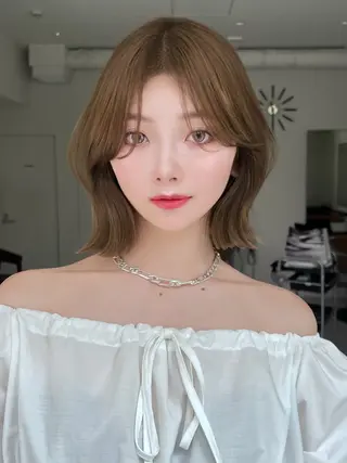 ショート カラー ボブ/レイヤーカット /表参道 yunaのヘアスタイル