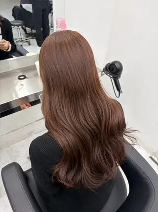 カラー 透ける透明感カラー 🎀anju/渋谷のヘアスタイル