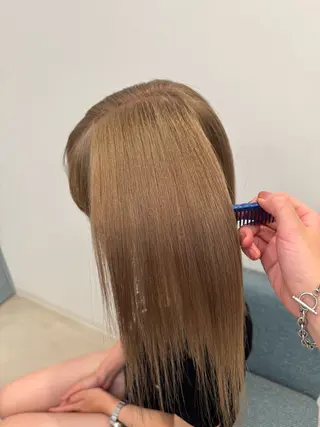 ミディアム カラー ほの カラー特化/ ブリーチ/ボブのヘアスタイル