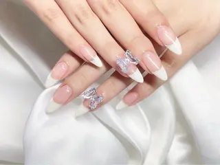 ネイル 23時まで❤︎韓国、 ワンホンネイルのネイルデザイン