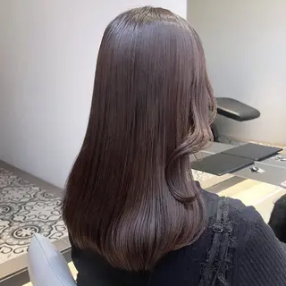 ミディアム カラー カジュアルを女っぽく 𝗮𝘆𝗮𝗰𝗼のヘアスタイル
