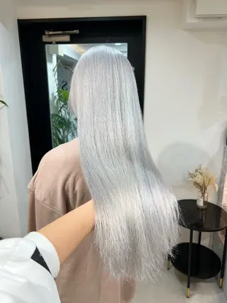 ロング ✨ハイトーン/シール エクステ✨♠優羽のヘアスタイル