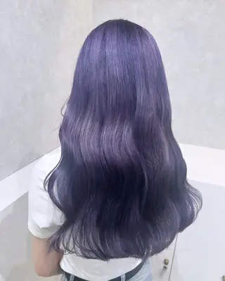 ロング カラー 韓国ヘア🇰🇷透明 感カラー/yui💞のヘアスタイル