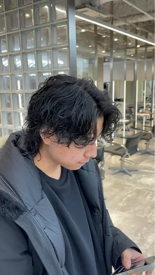 ショート パーマ メンズ 【fifth】上條 巧真のヘアスタイル