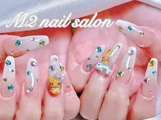 ネイル 長さだし専門店 M2　rikaのネイルデザイン