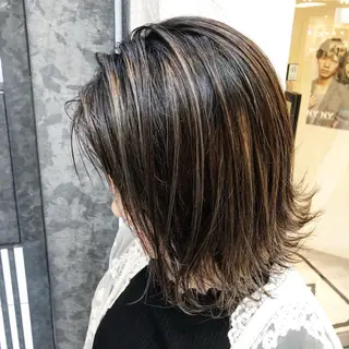 ミディアム カラー メンズヘア特化 崎田 成人のヘアスタイル