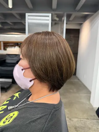 ショート カラー 竹山 功起のヘアスタイル