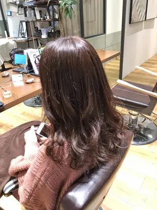 セミロング カラー ◇おの あすか◇のヘアスタイル