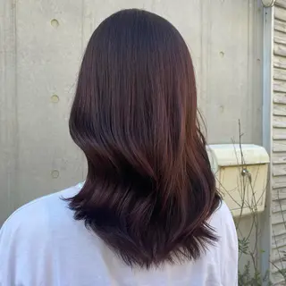 ミディアム カラー 🪭risa 暖色/レイヤー🪭のヘアスタイル