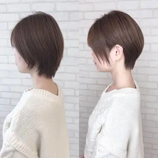 ショート カラー アビリタ 警固のヘアスタイル