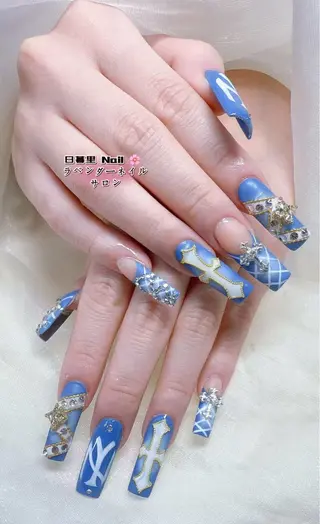 ネイル ラベンダー💖日暮里 ルル💖ネイルのネイルデザイン