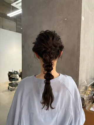 ヘアアレンジ Le'a  谷町🌱 ツボタホノカのヘアスタイル