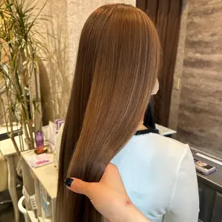 ロング 牧野 夏子のヘアスタイル