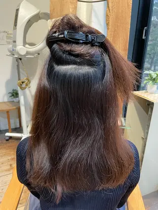 セミロング 脇 麻紘のヘアスタイル