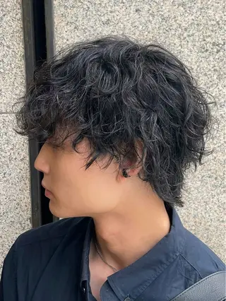 パーマ メンズ 髙橋裕哉/新宿/ メンズパーマ&カットのヘアスタイル