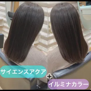 ロング カラー 『艶髪』で印象が激変 ！髪質改善専門KONのヘアスタイル