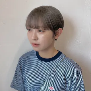 ショート カラー 伊藤ゆかり/髪質改善 /透明感カラーのヘアスタイル