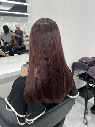カラー ブリーチなし透明感 💗RYOTAのヘアスタイル