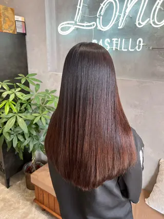 ロング 縮毛矯正/レイヤー 松田空優哉のヘアスタイル