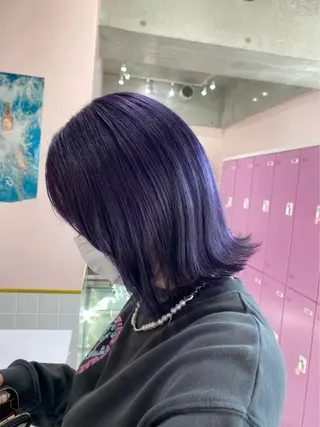 ショート カラー 美優🦕ツヤ髪 /ハイトーン🩶のヘアスタイル
