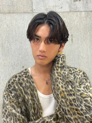 ミディアム パーマ fifth   jinnan所属・山口 ヒロトのヘアスタイル