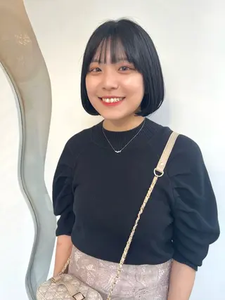 ショート カラー ボブ/透明感カラー /大宮/たぐち🥣のヘアスタイル