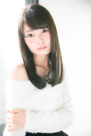 セミロング ロング hertim所属・髪質改善縮毛矯正 専門店のヘアスタイル