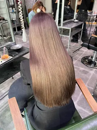 カラー AYANE 韓国ヘア /レイヤーカットのヘアスタイル