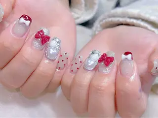 ネイル 🎀ネイルサロン エクラYUI🎀のネイルデザイン