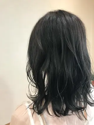 ミディアム カラー 山崎 澪 レイヤーカット/大宮のヘアスタイル