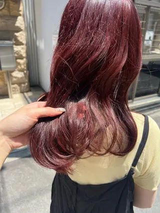 ロング カラー le'a所属・谷町/Le'a /竹原しおなのヘアスタイル