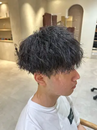 パーマ メンズ AI TOKYO  men's 横浜所属・【パーマの達人】 💎メンズ特化🔥徹のヘアスタイル