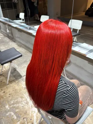 ロング カラー 玉置 七海のヘアスタイル