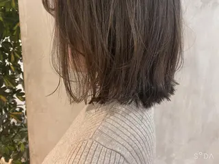 ミディアム カラー ヘアアレンジ stylist/蛯谷 珠里のヘアスタイル
