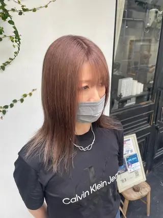 ミディアム カラー 韓国メンズヘア/ ダウンパーマ/歩夢のヘアスタイル