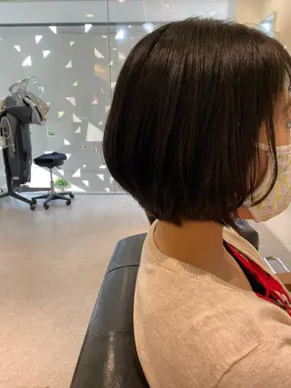 ミディアム カラー Rely 美空のヘアスタイル