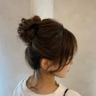 ヘアアレンジ 梅田カラーモデル/ ヘアセット/みさきのヘアスタイル