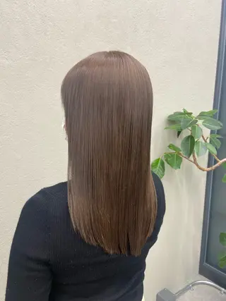 ロング カラー 高松 沙耶のヘアスタイル