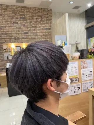 カラー メンズ 💫カットパーマ💫 伊原虎太郎のヘアスタイル