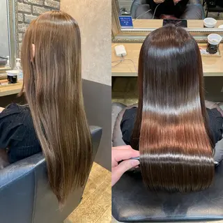 ロング カラー 西中島エリアNo.1 ✨髪質改善ラビマーニのヘアスタイル