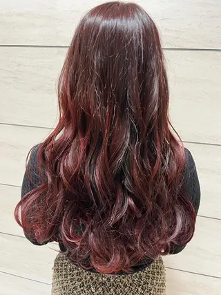 ロング カラー andiamo sakae所属・🧬艶髪向井 琉矢🧬のヘアスタイル