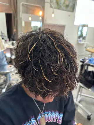カラー メンズ 森 和輝のヘアスタイル
