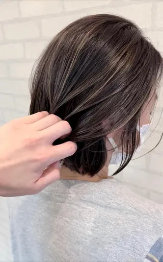 ショート カラー 白髪世代の悩み解決 阿部耕大のヘアスタイル