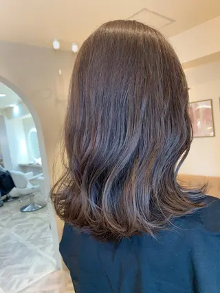 ミディアム カラー 矢場町/ダブルカラー /レイヤー/アリサのヘアスタイル