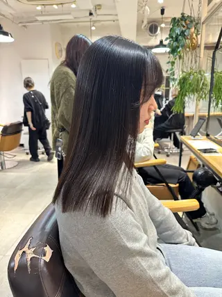 セミロング 縮毛矯正/カラー ✨️Mariamuのヘアスタイル