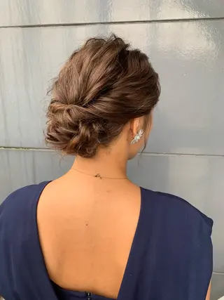 ヘアアレンジ natsu ナチュラルのヘアスタイル