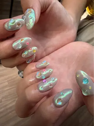 ネイル かわいいおつめ 林のネイルデザイン