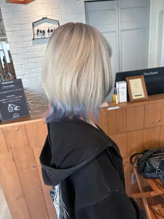 ショート peg.hair所属・ブリーチカラー🫧 森　凪沙のヘアスタイル